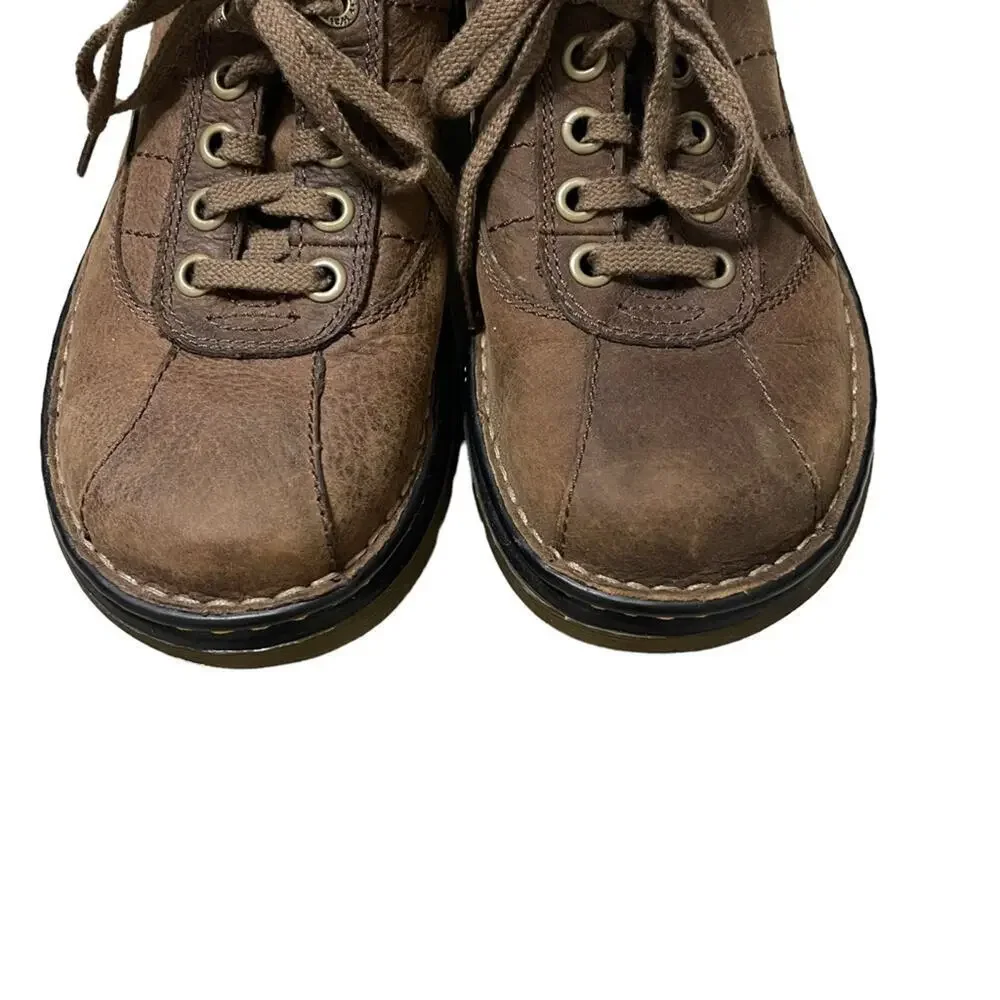 Dr. Martens Vintage John Brown Leather Low Top Lace Up Oxford Shoe Size 8